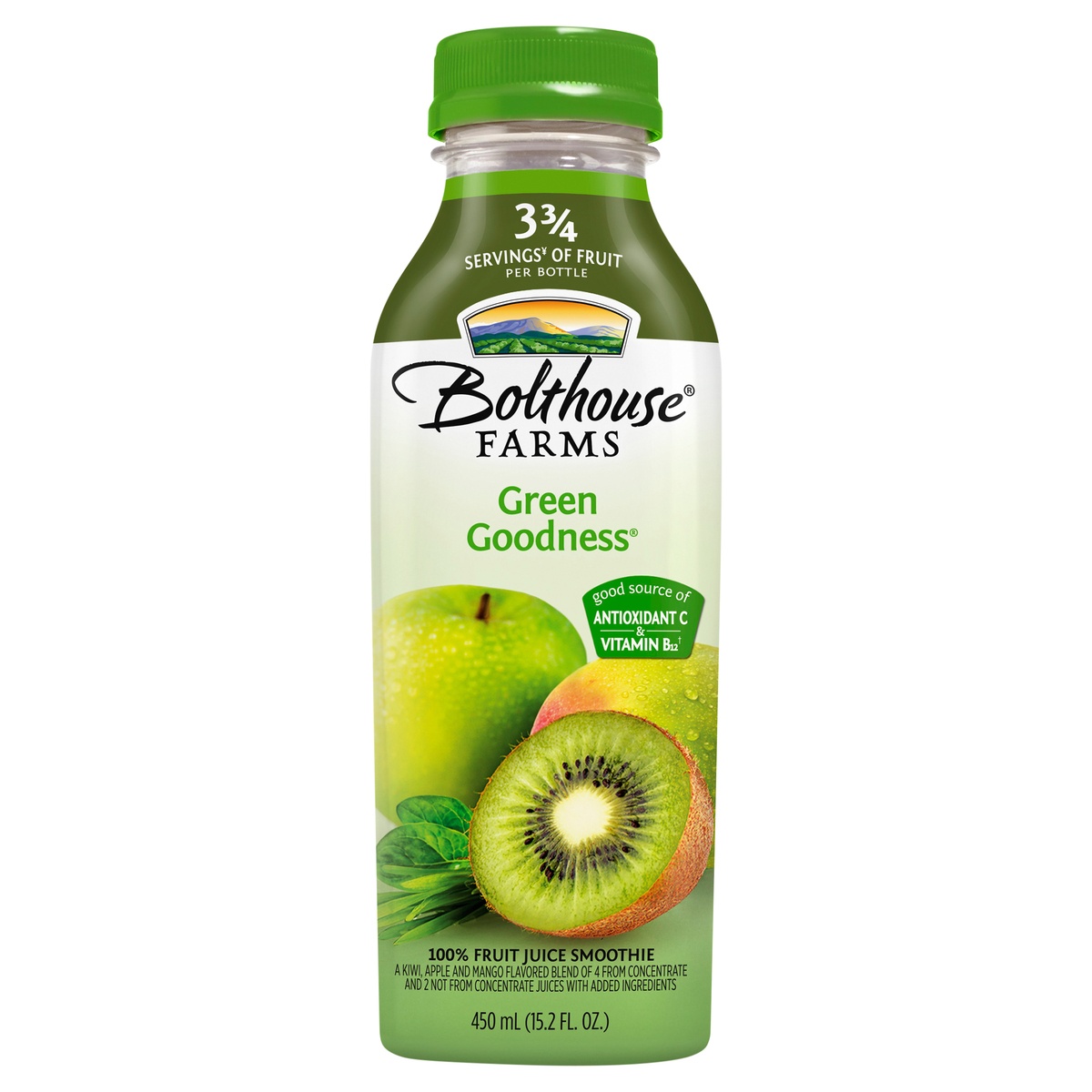 slide 1 of 5, Bolthouse Farms 100% Fruit Juice Smoothie Green Goodness, 