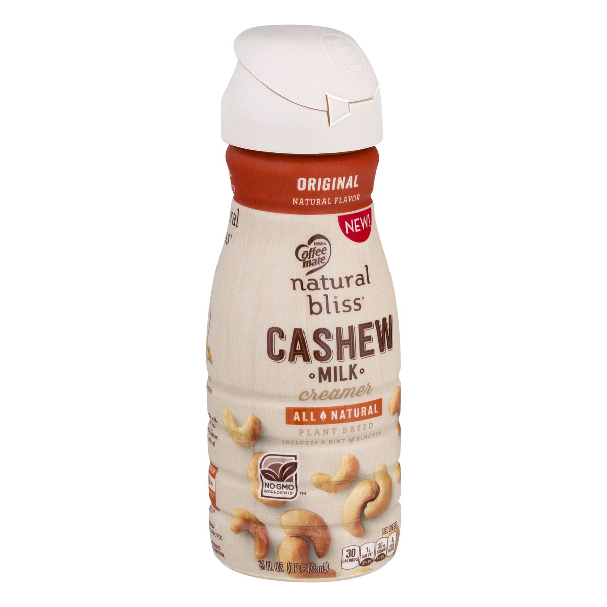 slide 2 of 10, Nestlé Coffee Mate Natural Bliss Original Cashew Milk Creamer, 16 fl oz