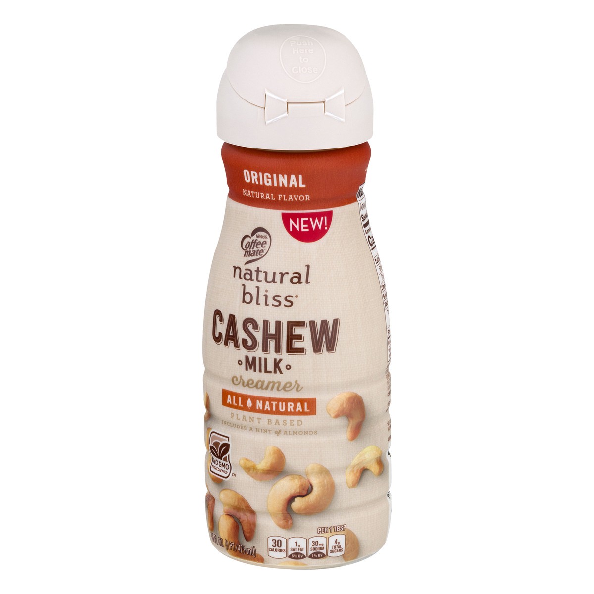 slide 3 of 10, Nestlé Coffee Mate Natural Bliss Original Cashew Milk Creamer, 16 fl oz