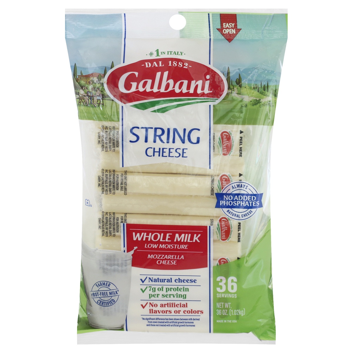 Galbani Whole Milk String Cheese 36 Oz Shipt