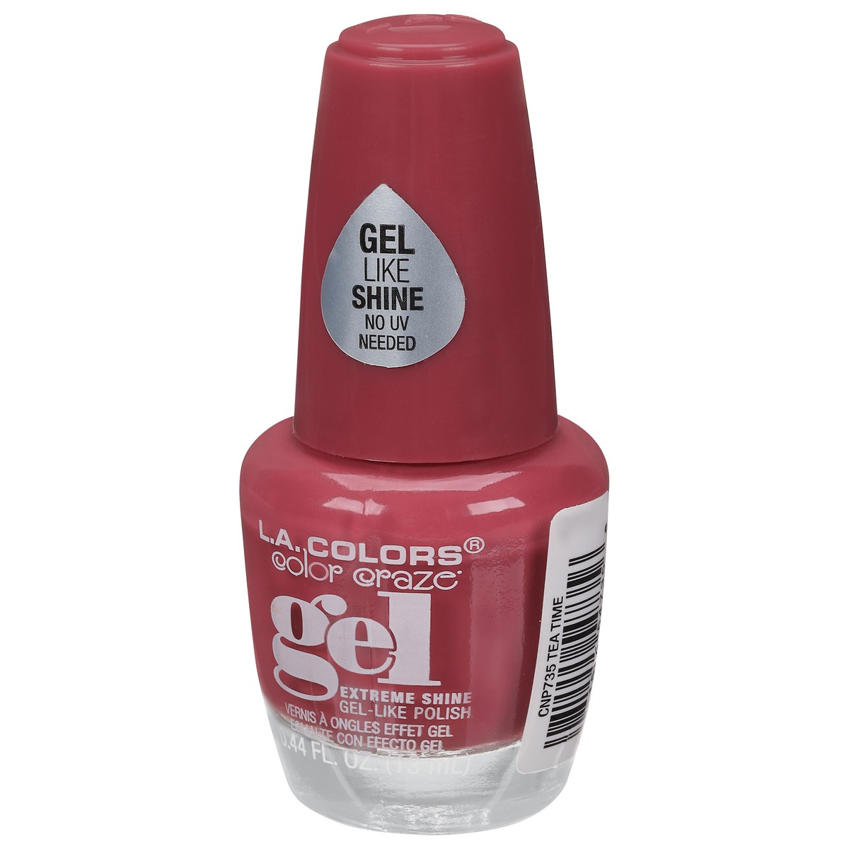 slide 3 of 9, L.A. Colors Color Craze CNP735 Tea Time Gel Extreme Shine Nail Polish 0.44 fl oz, 0.44 fl oz