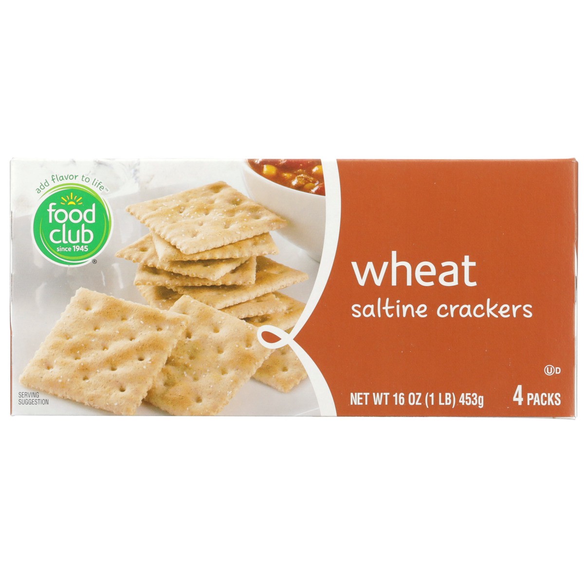 slide 5 of 9, Food Club Saltines With Whole Grain, 16 oz