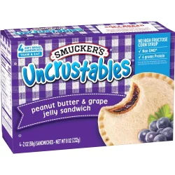 Smucker's Uncrustables Peanut Butter & Grape Jelly Sandwich