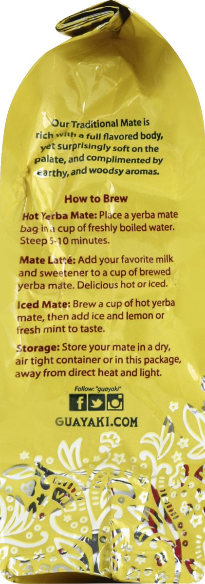 slide 3 of 4, Guayaki Yerba Mate Traditional Tea Bags, 33 ct