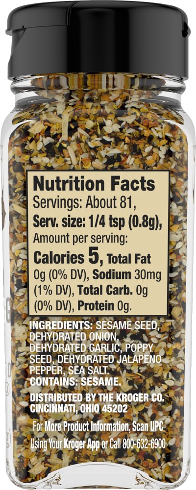 slide 3 of 4, Private Selection Jalapeno Everything Bagel Seasoning Blend, 2.3 oz