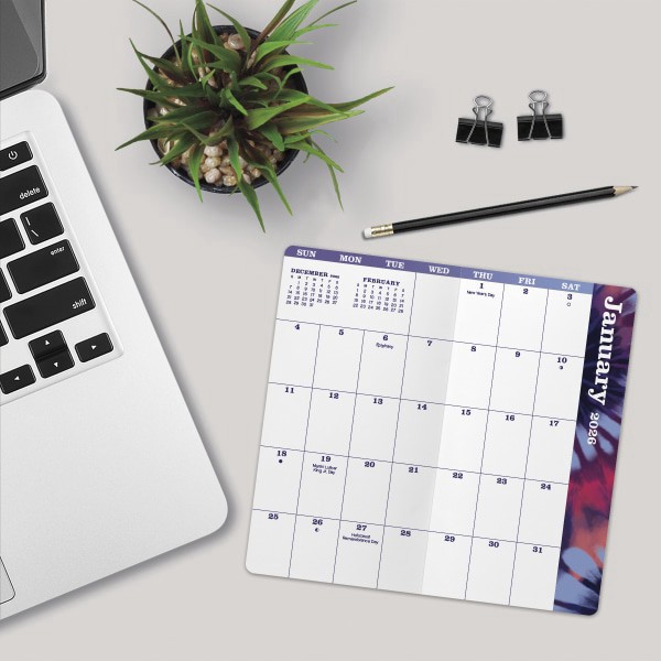 slide 8 of 8, 2026-2027 DateWorks Monthly Pocket Planner, 3-1/2"" x 6-1/2"", Tie Dye, January 2026 To December 2027, 262025OD, 1 ct