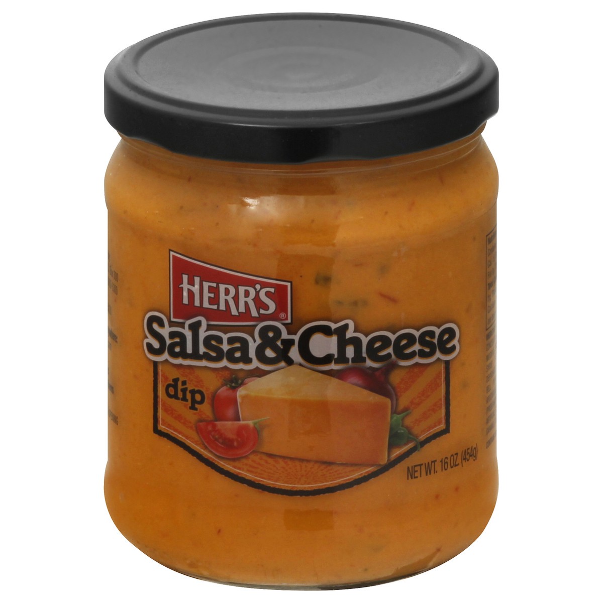 slide 4 of 13, Herr's Salsa & Cheese Dip 16 oz, 16 oz