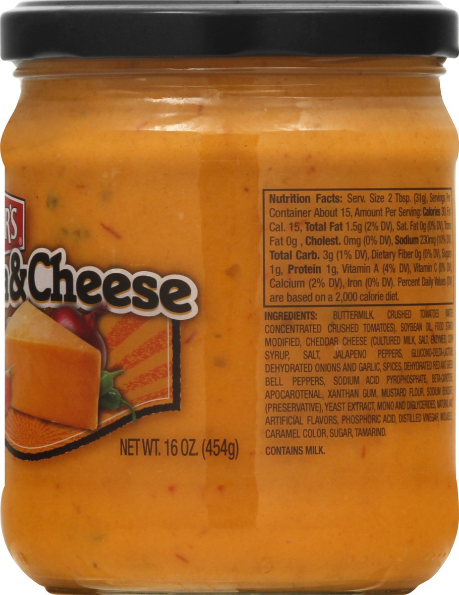 slide 2 of 13, Herr's Salsa & Cheese Dip 16 oz, 16 oz