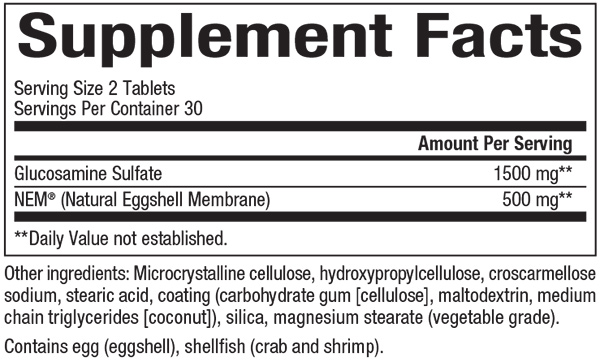 slide 2 of 2, Natural Factors NEM Knee & Joint Formula, 140 g