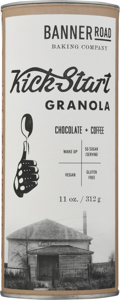 slide 2 of 14, Banner Road  Kick Start Chocolate + Coffee Granola 11 oz, 11 oz