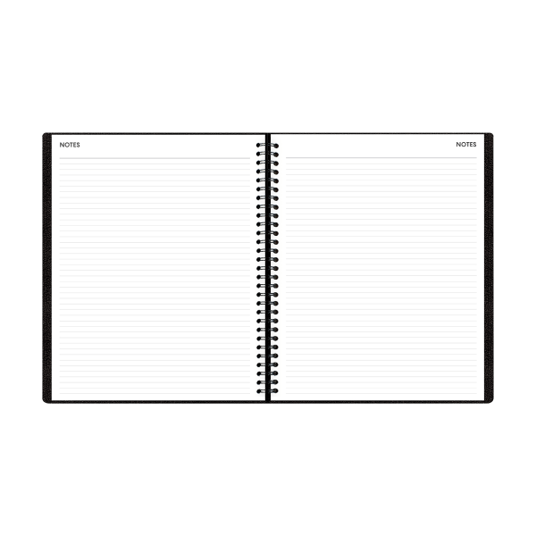 slide 5 of 5, Blue Sky Aligned Weekly/Monthly Planner, 7'' X 8-3/4'', Black, January To December 2022, 123850, 1 ct