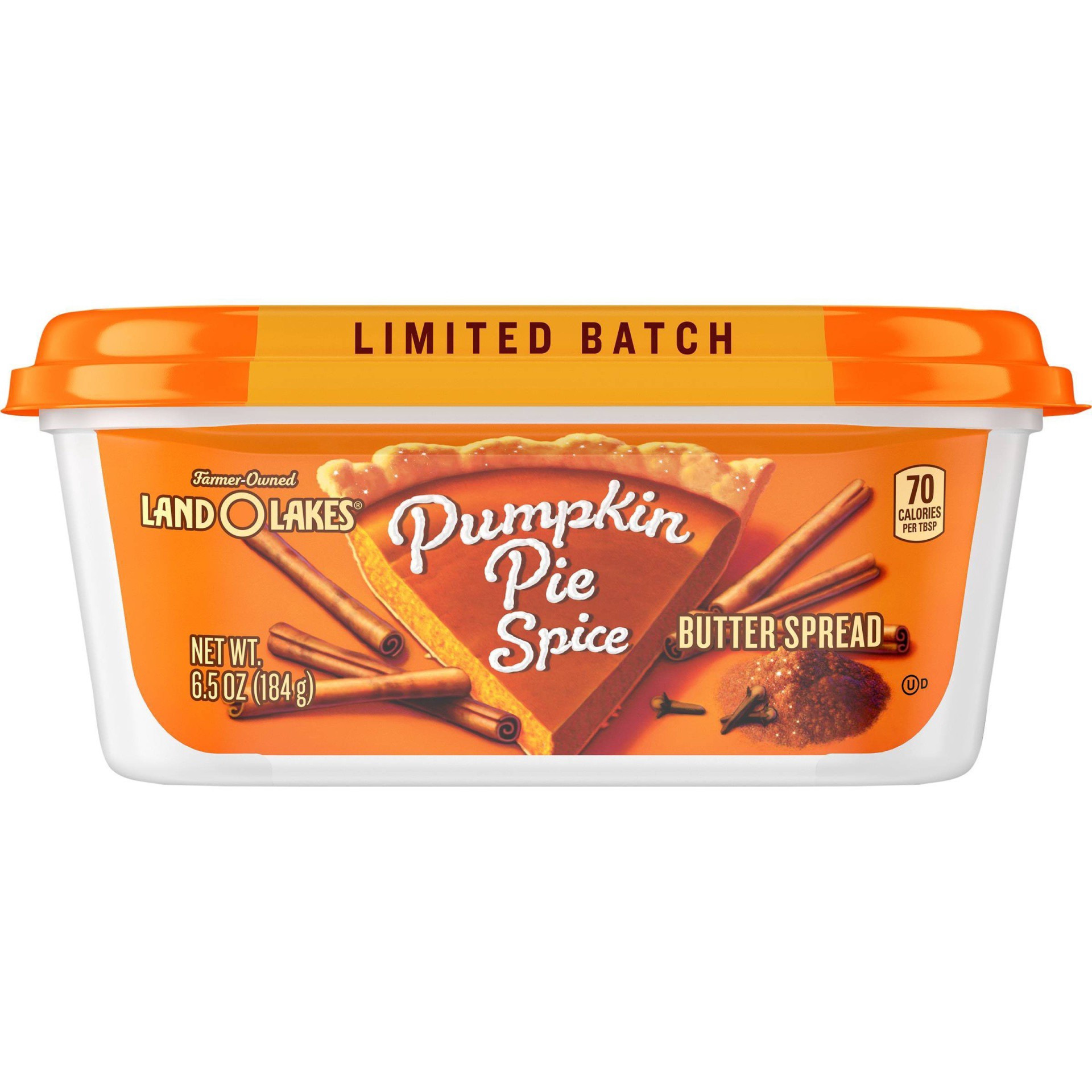 slide 1 of 7, Land O'Lakes® butter spread, pumpkin pie spice, 6.5 oz