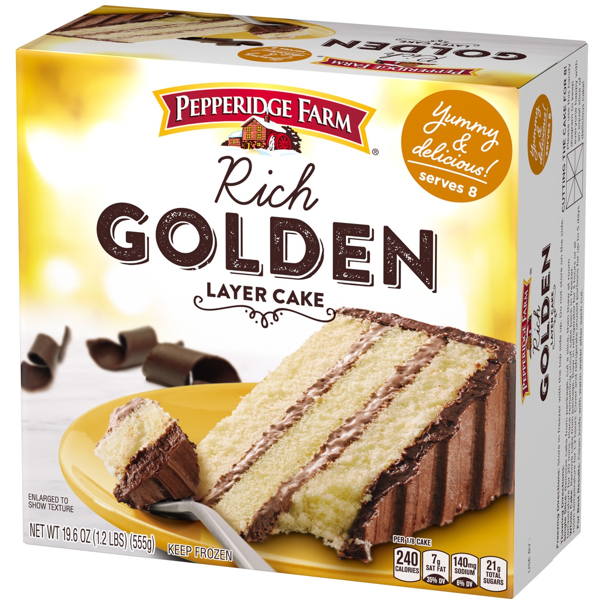 slide 3 of 11, Pepperidge Farm Rich Golden Layer Cake, 19.6 oz