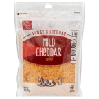 slide 1 of 3, Harris Teeter Fancy Shredded Mild Cheddar Cheese, 8 oz