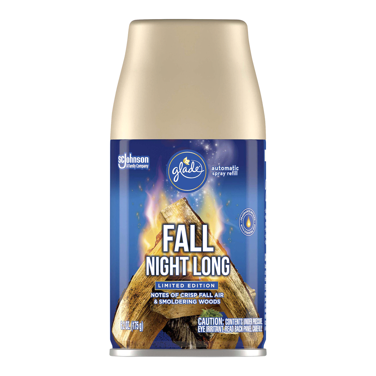 slide 1 of 1, Glade Automatic Spray Refill, Air Freshener, Fall Night Long, 6.2 oz, 6.2 oz