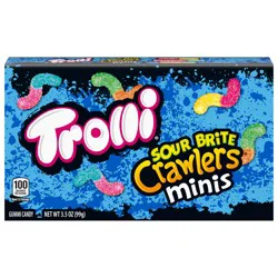 Trolli Minis Crawlers Sour Brite Gummi Candy 3.5 oz