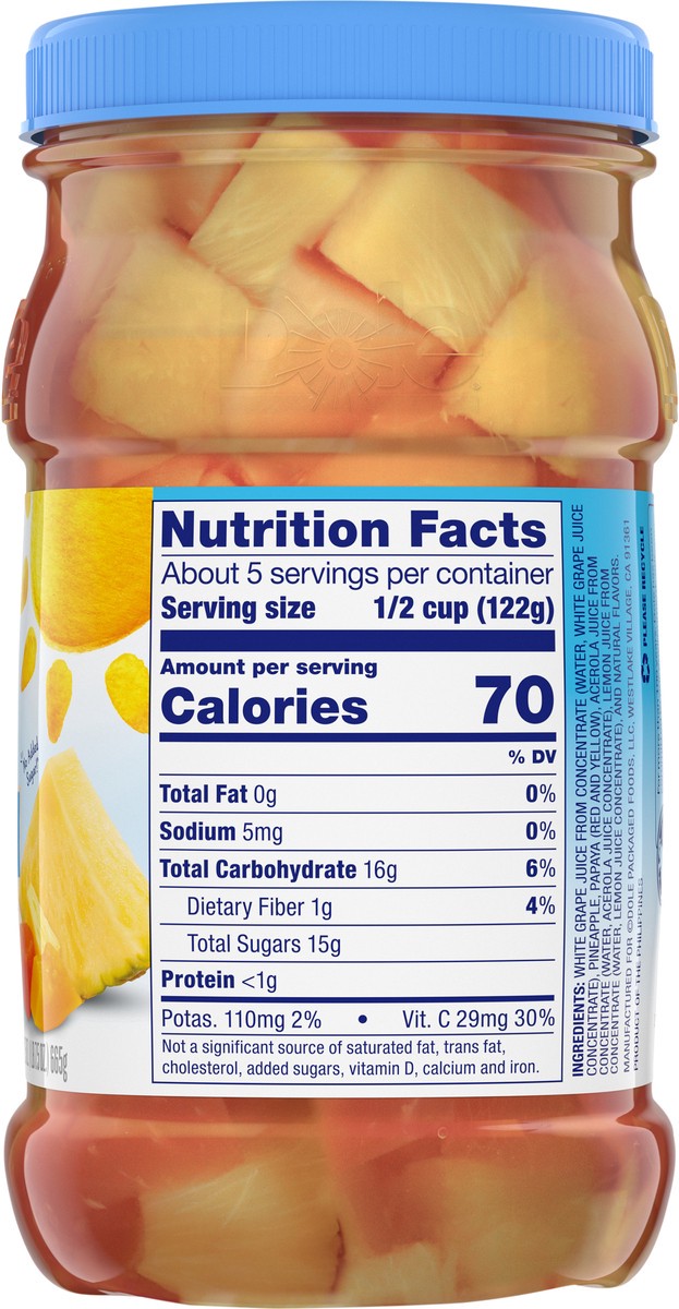 slide 3 of 12, Dole Tropical Fruit, 23.5 oz