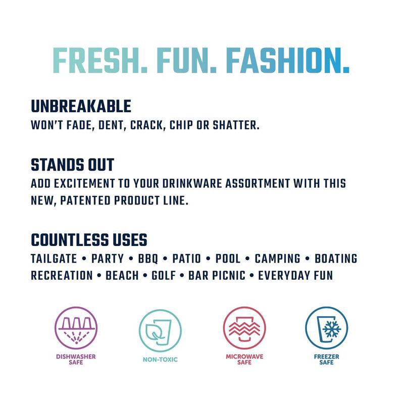 slide 3 of 3, MLB Cleveland Guardians 16oz Silipint Drinkware, 16 oz