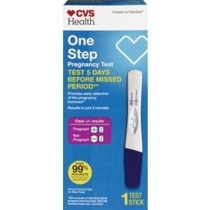 slide 1 of 1, Cvs Health One Step Pregnancy Test, 1 ct
