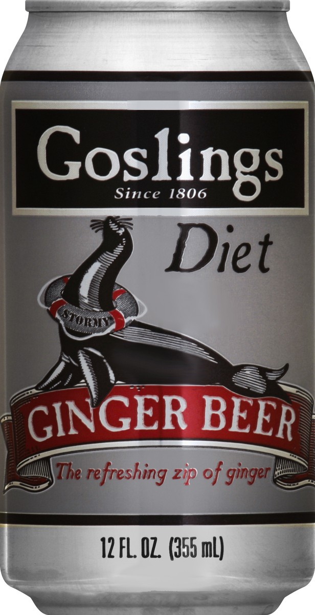 slide 4 of 4, Gosling's Diet Ginger Beer - 6 ct; 12 oz, 6 ct; 12 oz