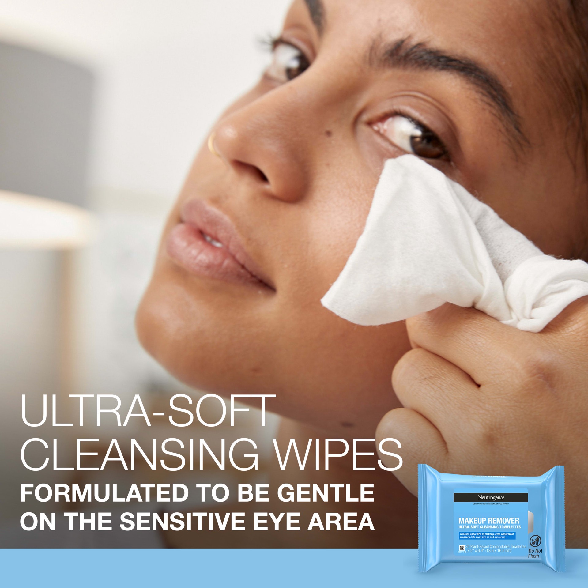 slide 4 of 9, Neutrogena Facial Cleansing Makeup Remover Wipes with Vanity Case - 25ct, 25 ct