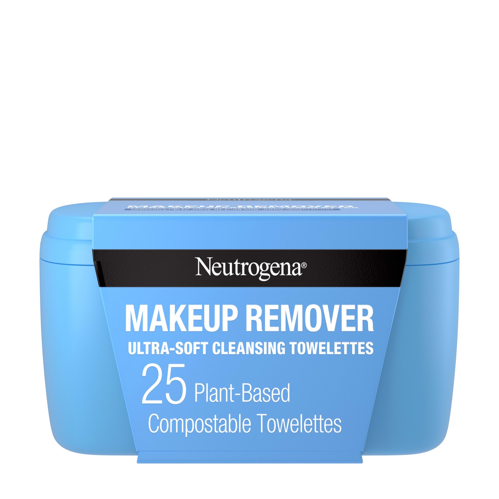slide 1 of 1, Neutrogena Makeup Remover Cleansing Towelettes & Face Wipes - 25ct, 25 ct