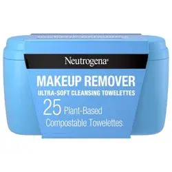 Neutrogena Facial Cleansing Makeup Remover Wipes with Vanity Case - 25ct
