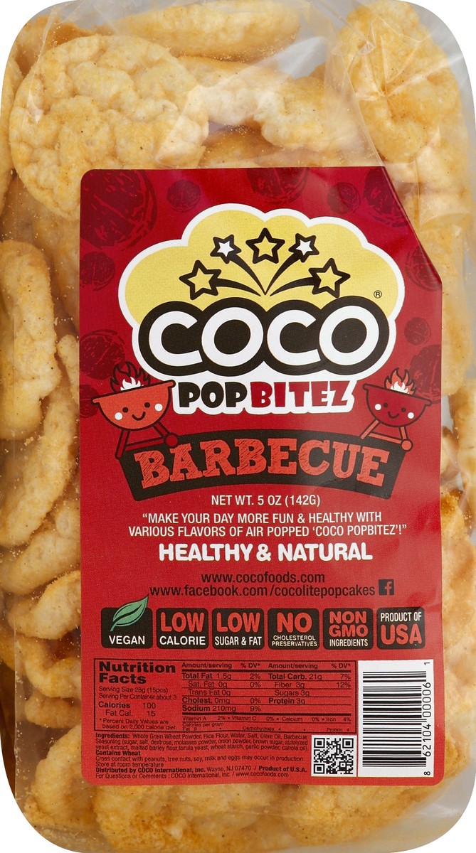 slide 5 of 5, Coco Pop Bitez Barbeque Bag, 5 oz