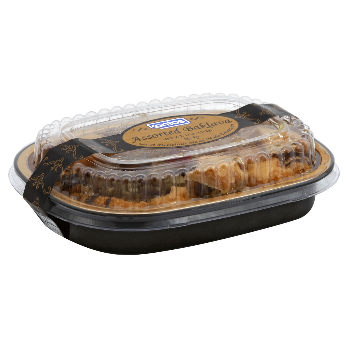 slide 5 of 5, Kontos Baklava Assoted Pastry, 11 oz