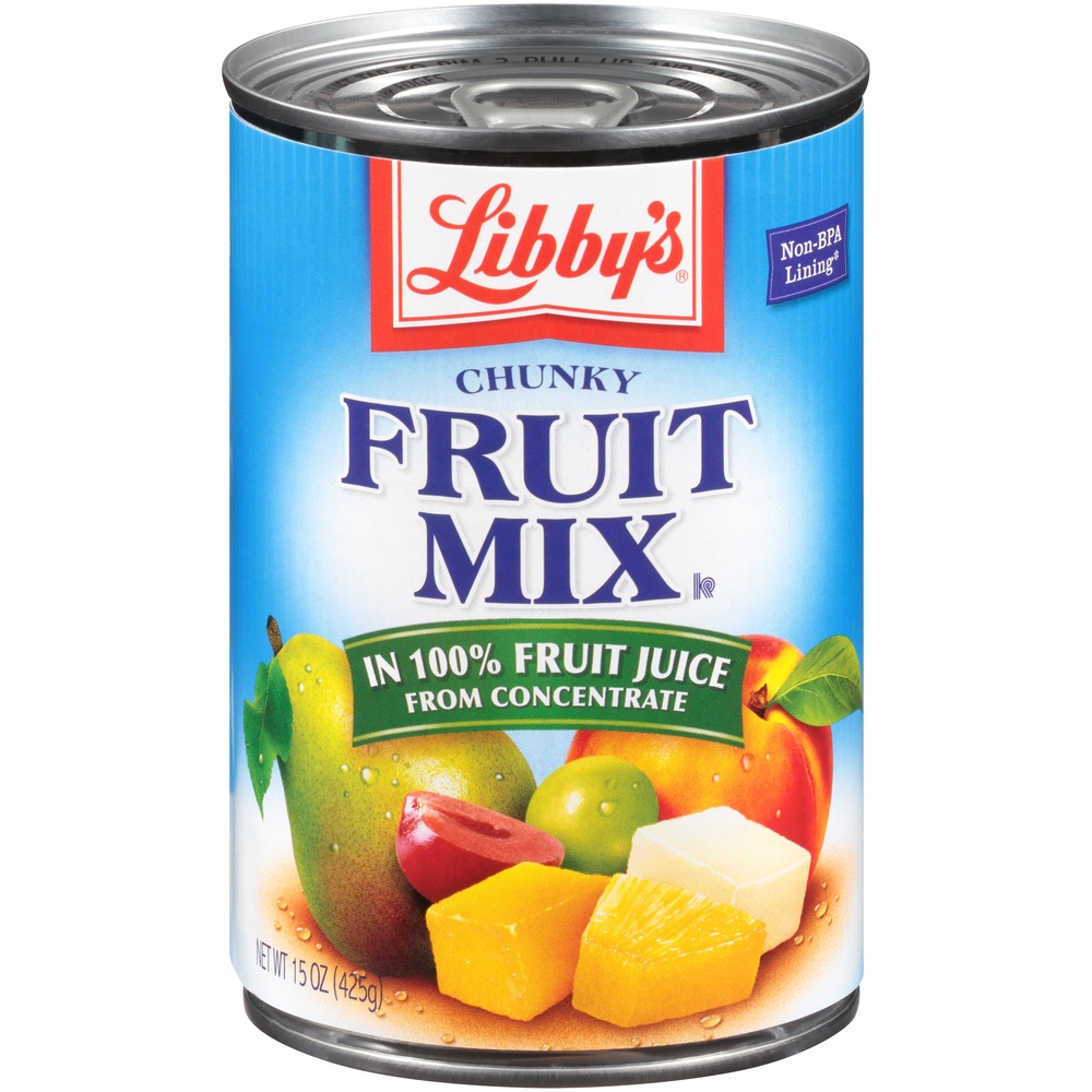 slide 1 of 6, Libby's Chunky Fruit Mix, 15 oz