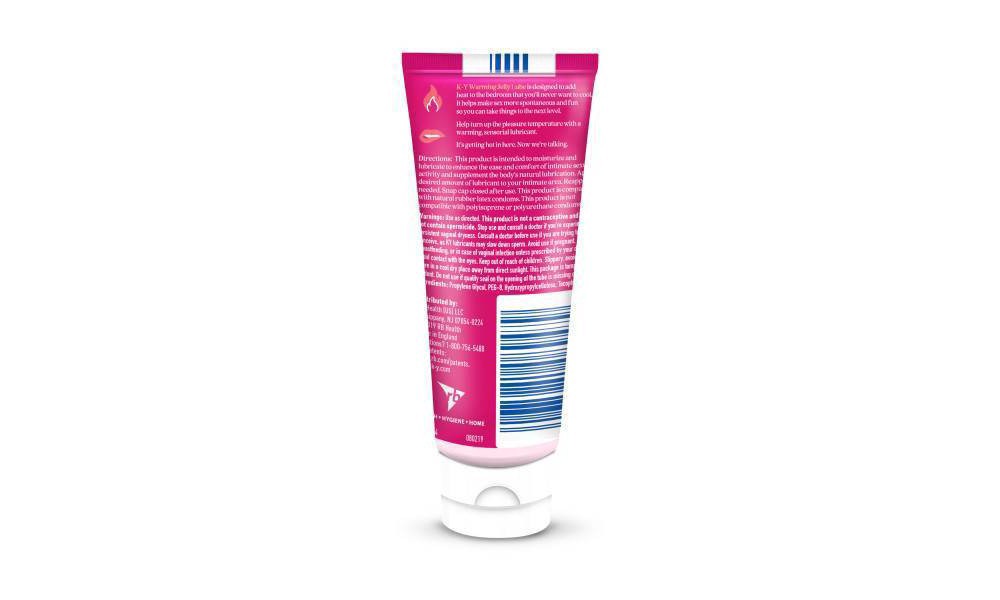 slide 2 of 7, K-Y Warming Jelly Lube, Sensorial Personal Lubricant, Glycol Based Formula, Safe to Use with Latex Condoms, For Men, Women and Couples, 2.5 FL OZ, 2.5 oz