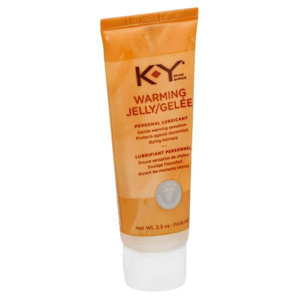 slide 5 of 7, K-Y Warming Jelly Lube, Sensorial Personal Lubricant, Glycol Based Formula, Safe to Use with Latex Condoms, For Men, Women and Couples, 2.5 FL OZ, 2.5 oz