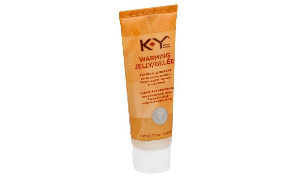 slide 6 of 7, K-Y Warming Jelly Lube, Sensorial Personal Lubricant, Glycol Based Formula, Safe to Use with Latex Condoms, For Men, Women and Couples, 2.5 FL OZ, 2.5 oz
