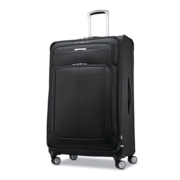 slide 1 of 5, Samsonite Solyte DLX Expandable Spinner Checked Luggage - Black, 29 in