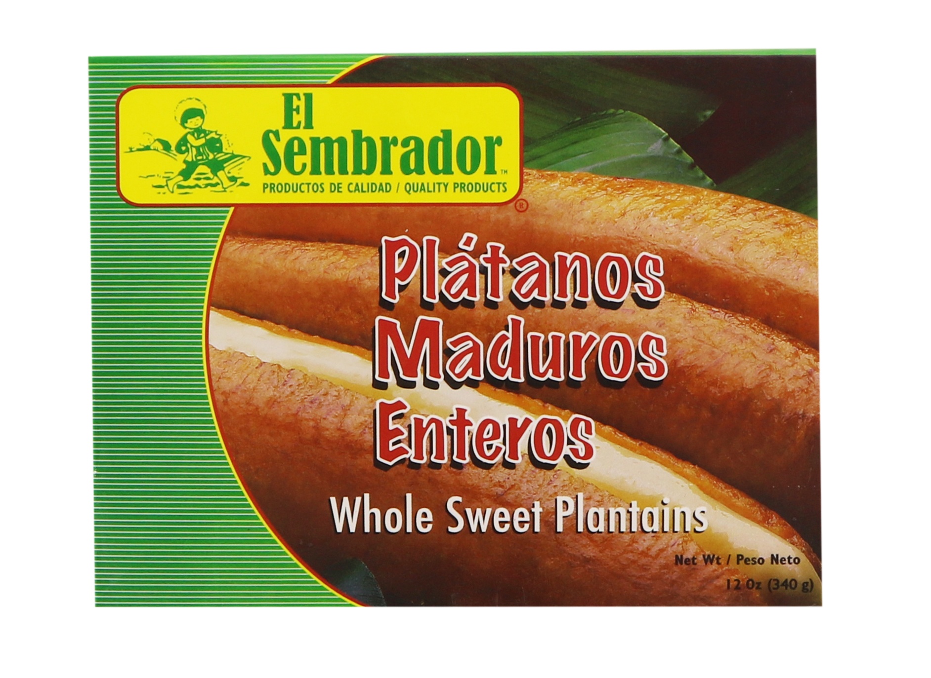 slide 1 of 1, El Sembrador Platanos Enteros, 12 oz