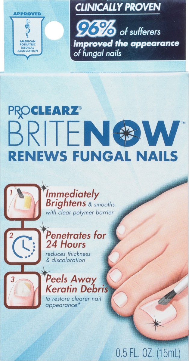 slide 8 of 12, Pro Clearz BriteNow Nail Treatment 0.5 fl oz, 0.5 fl oz