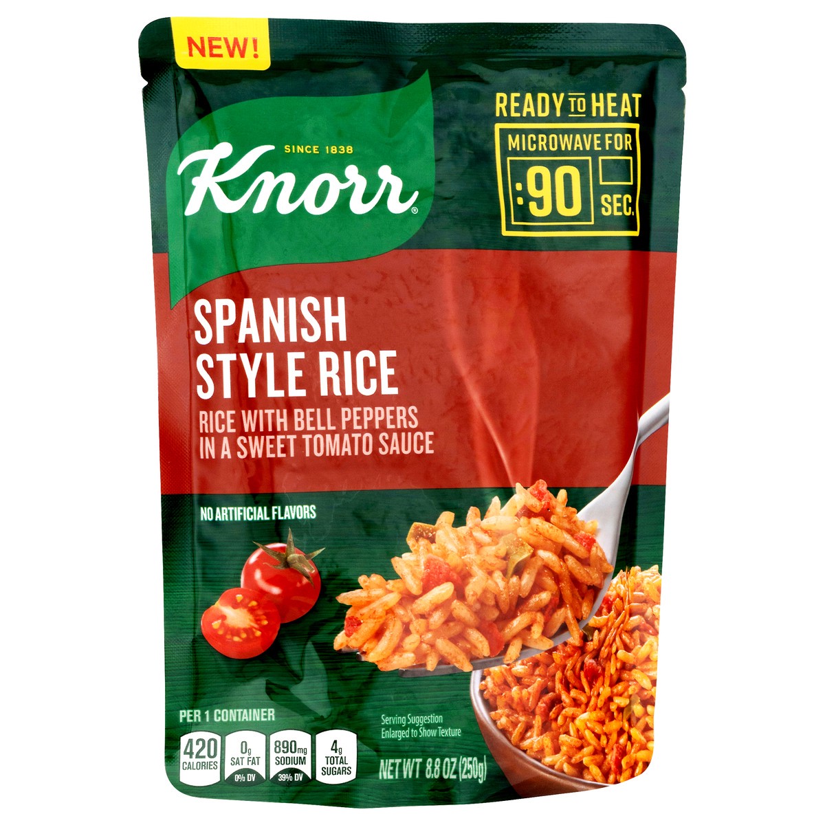 slide 3 of 10, Knorr Ready to Heat Meal Maker Spanish Style Rice, 8.8 oz, 8.8 oz