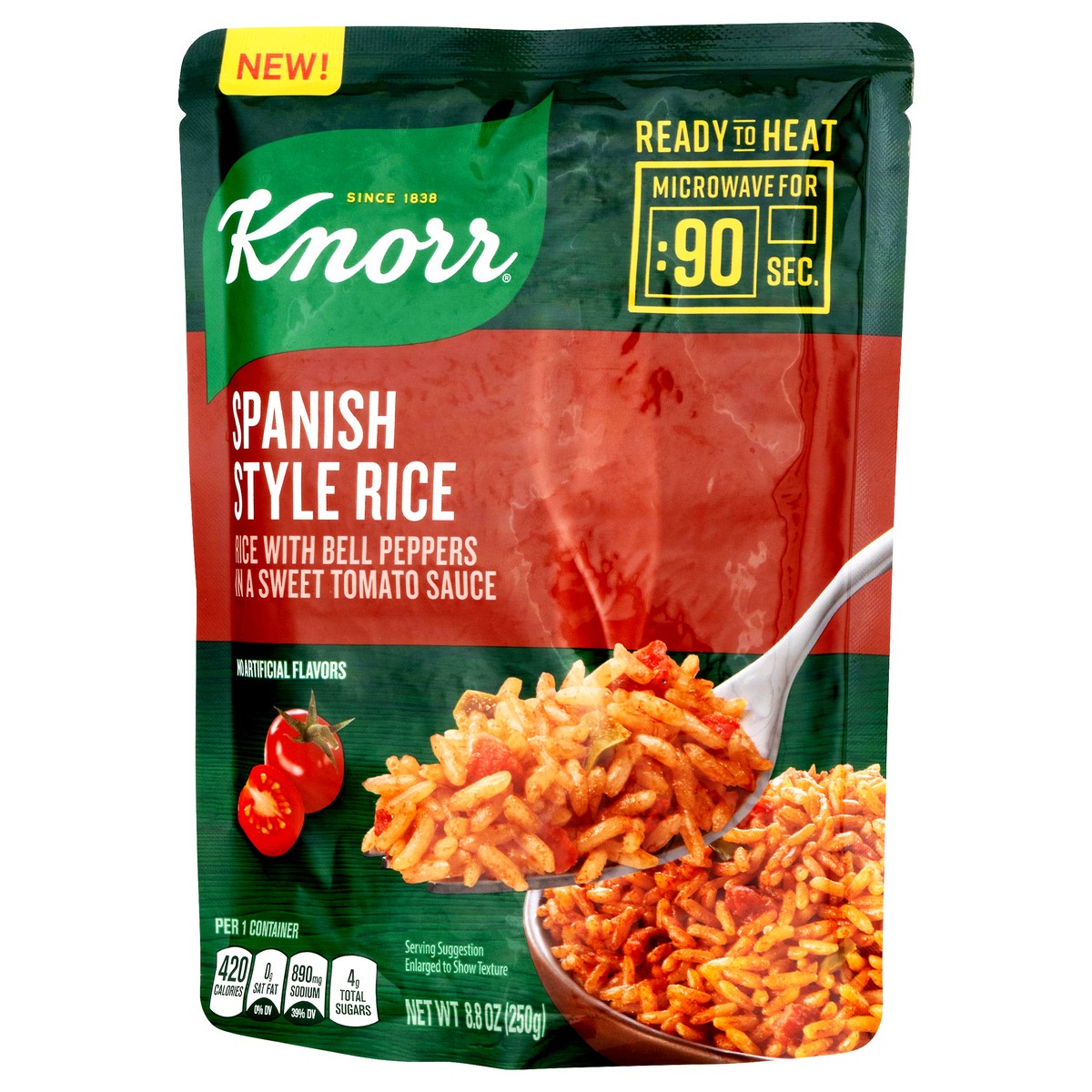 slide 10 of 10, Knorr Ready to Heat Meal Maker Spanish Style Rice, 8.8 oz, 8.8 oz