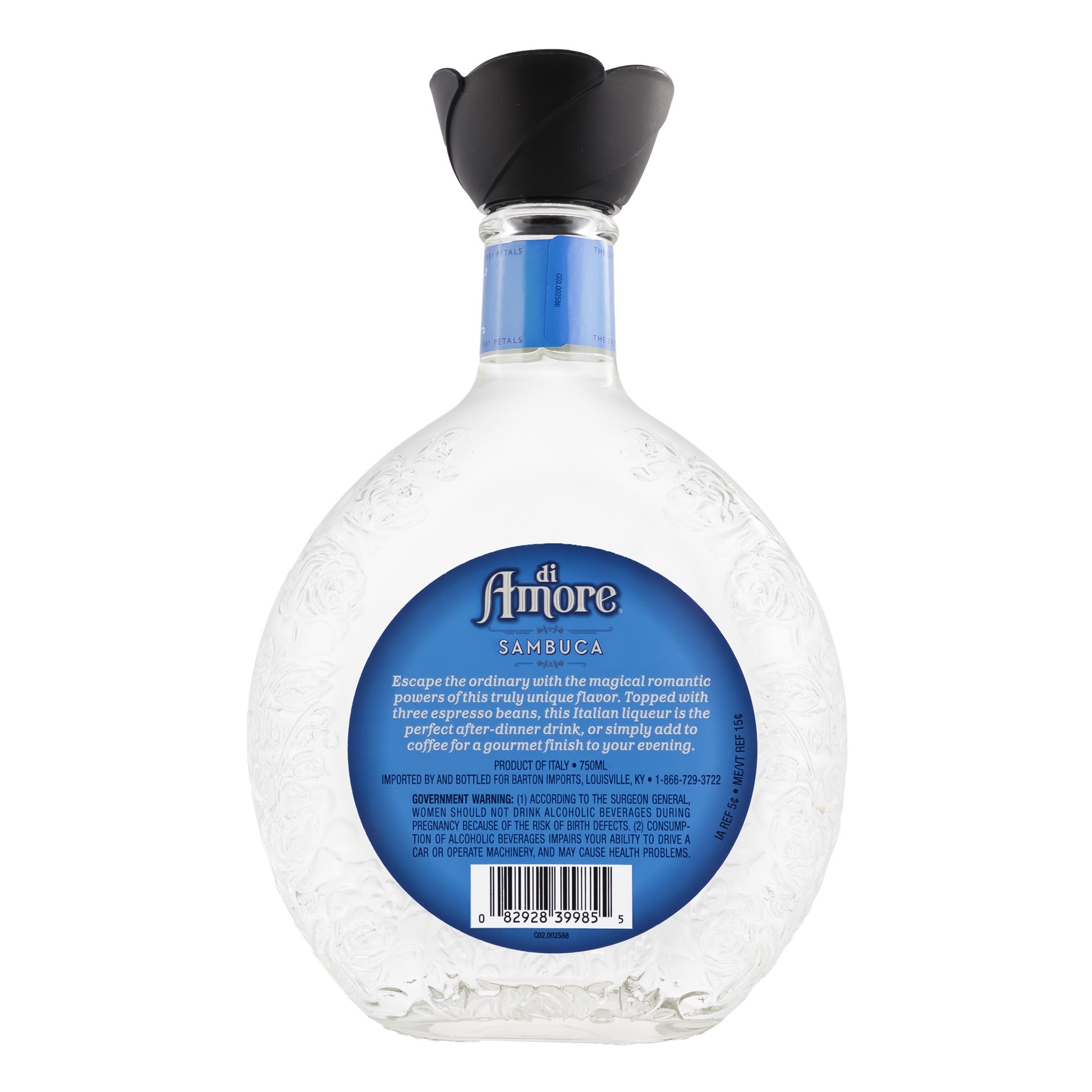 slide 2 of 2, di Amore Sambuca Liqueur 750ml Glass Bottle 84 Proof, 750 ml