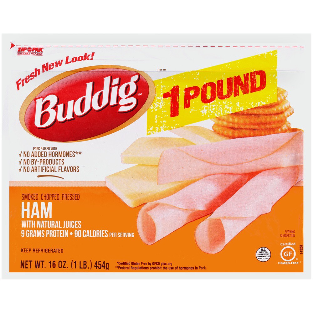 slide 1 of 6, Buddig Ham 16 oz, 16 oz