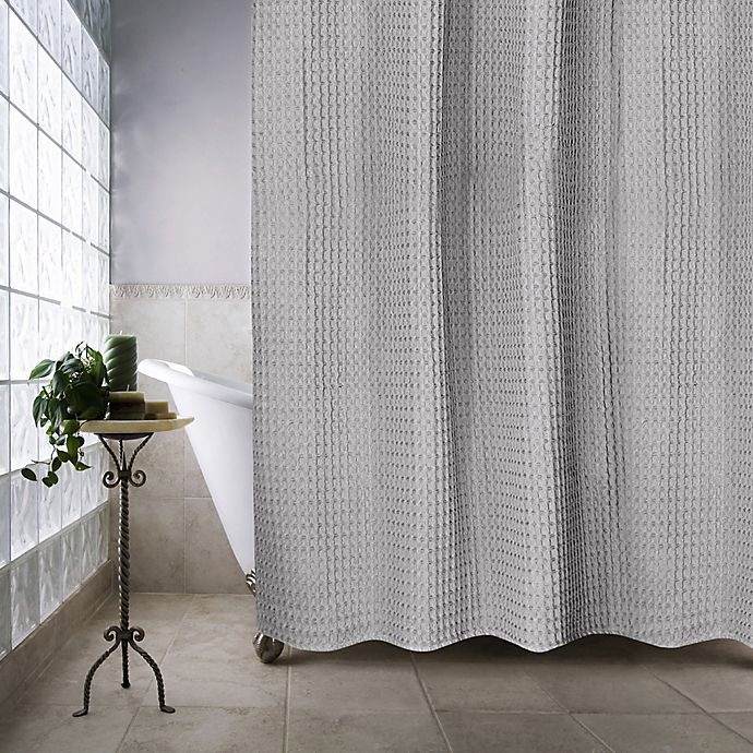 slide 1 of 1, Haven Escondido Stall Shower Curtain - Silver, 54 in x 78 in