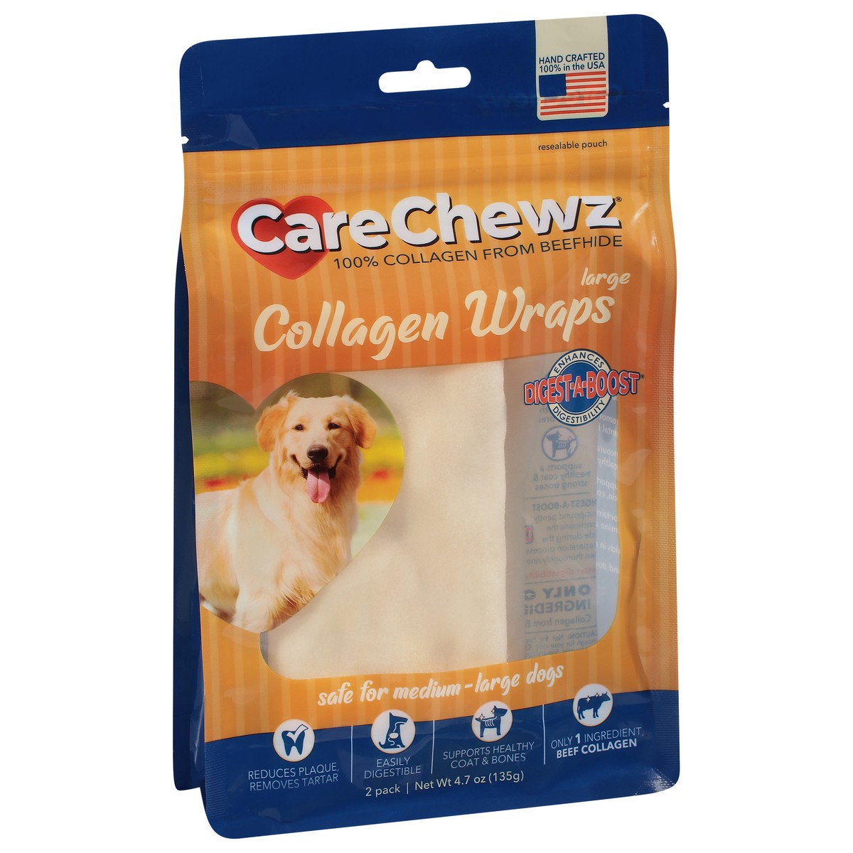 slide 9 of 9, Carechewz Collagen Wraps, 4.7 oz