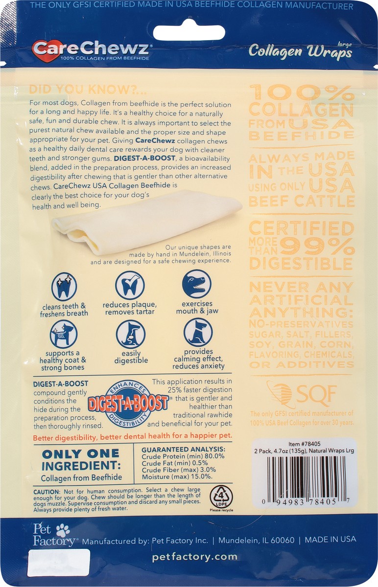 slide 7 of 9, Carechewz Collagen Wraps, 4.7 oz