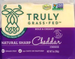 Truly Grass Fed Cheese, Natural, Sharp Cheddar
