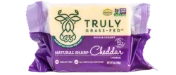 Truly Grass Fed Cheese, Natural, Sharp Cheddar