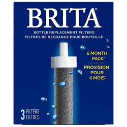 Brita Bpa Free Premium Water Bottle Replacement Filters - 3 Count