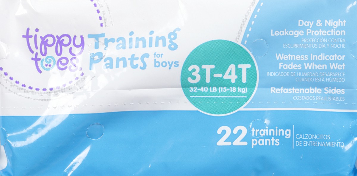 slide 13 of 13, Tippy Toes Training Pants for Boys 3T-4T 22 ea, 22 ct