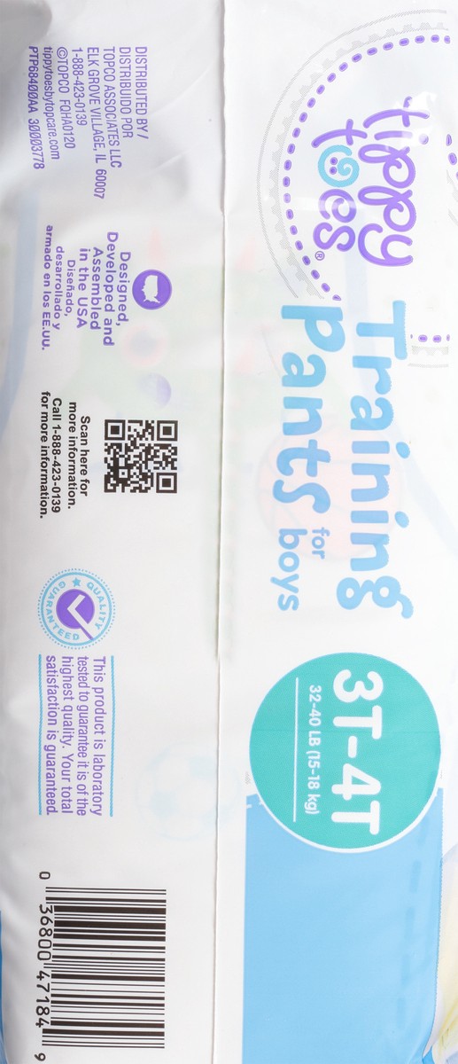 slide 9 of 13, Tippy Toes Training Pants for Boys 3T-4T 22 ea, 22 ct