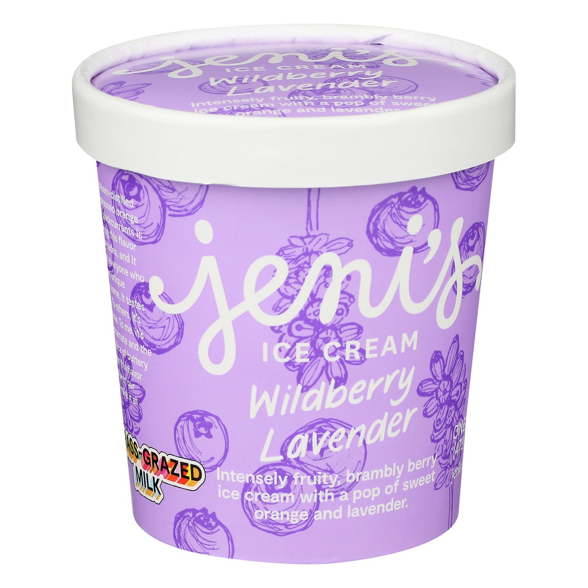 slide 5 of 9, Jeni's Wildberry Lavender Ice Cream 1 pt, 1 pint