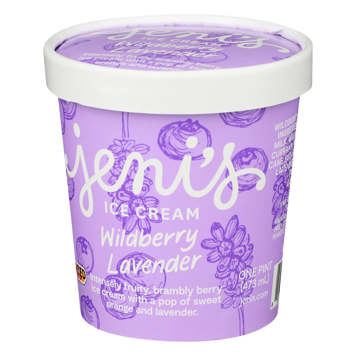 slide 7 of 9, Jeni's Wildberry Lavender Ice Cream 1 pt, 1 pint